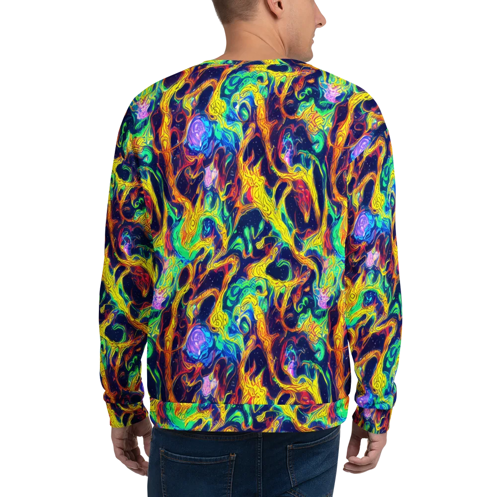 Fever Dream Galaxy on Sweatshirt — Back