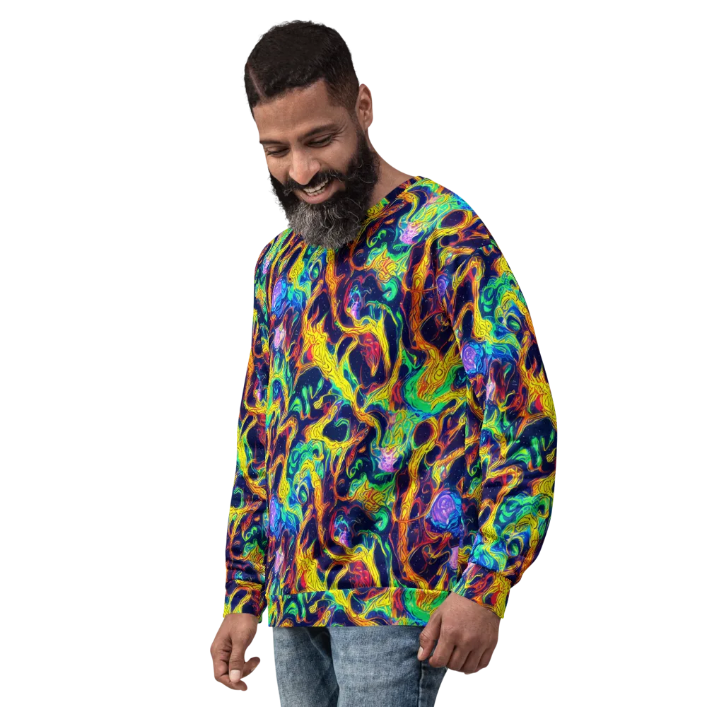 Fever Dream Galaxy on Sweatshirt — Left Front