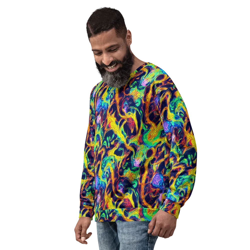 Fever Dream Galaxy on Sweatshirt — Left Front