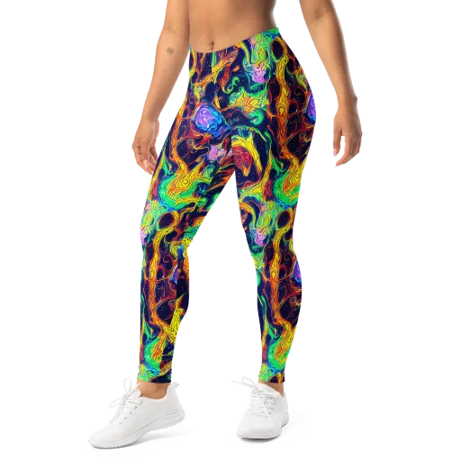 Fever Dream Galaxy on a Leggings