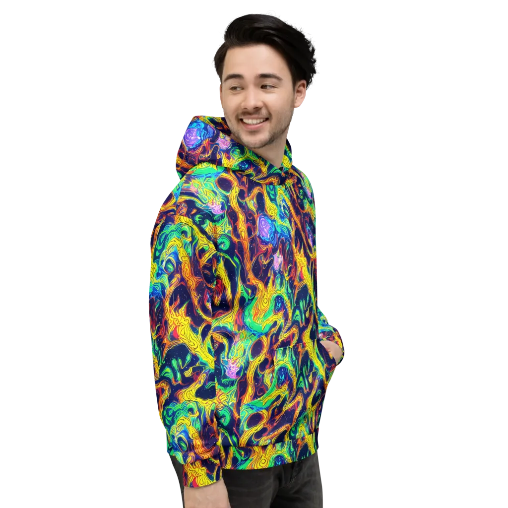 Fever Dream Galaxy on Hoodie — Right