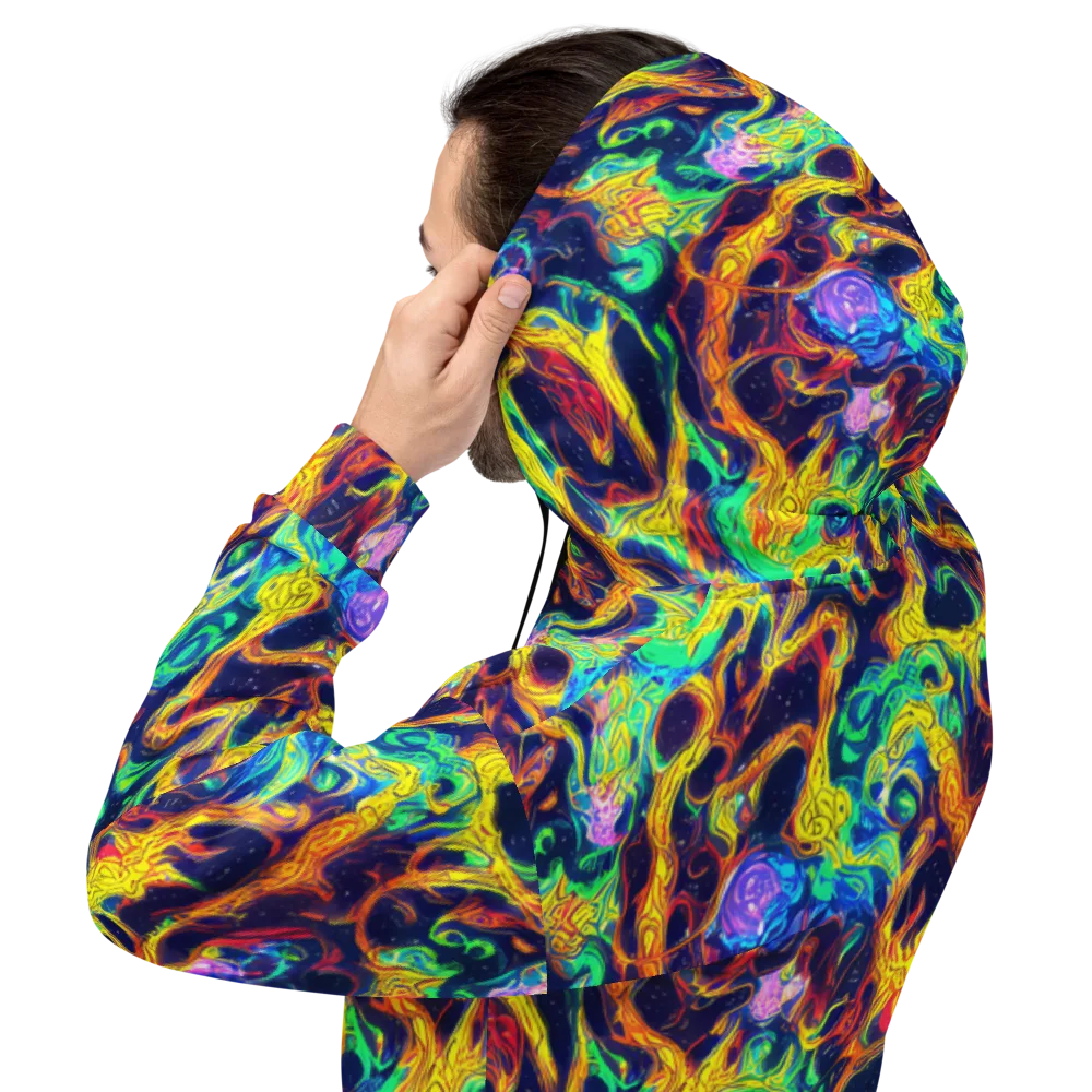 Fever Dream Galaxy on Hoodie — Back