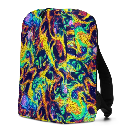 Fever Dream Galaxy on a Minimalist Backpack