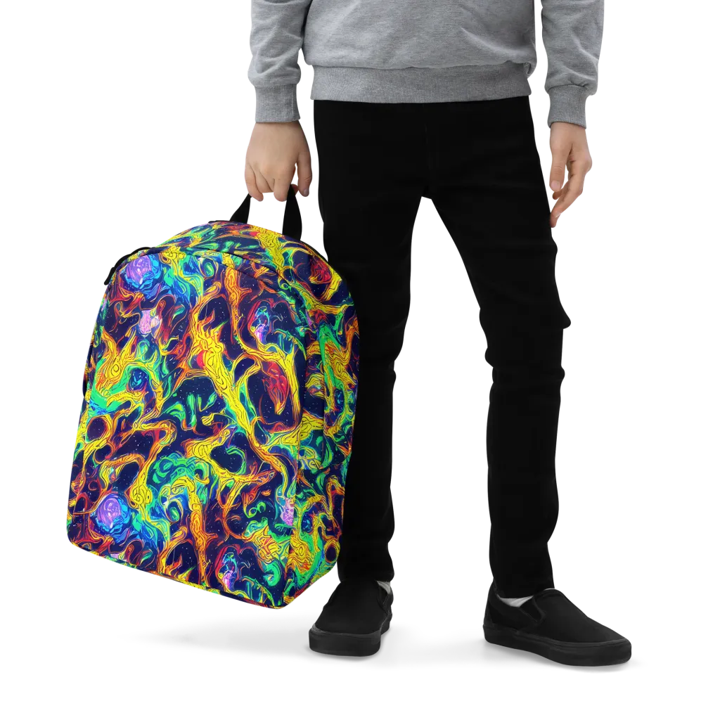 Fever Dream Galaxy on Minimalist Backpack — Zoomed-in