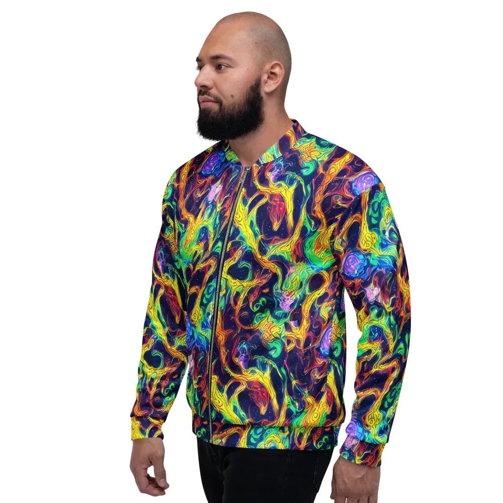Fever Dream Galaxy on Bomber Jacket — Left