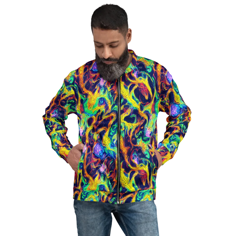 Fever Dream Galaxy on Bomber Jacket — Front