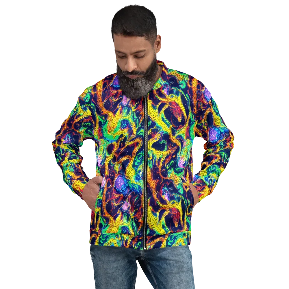 Fever Dream Galaxy on Bomber Jacket — Front