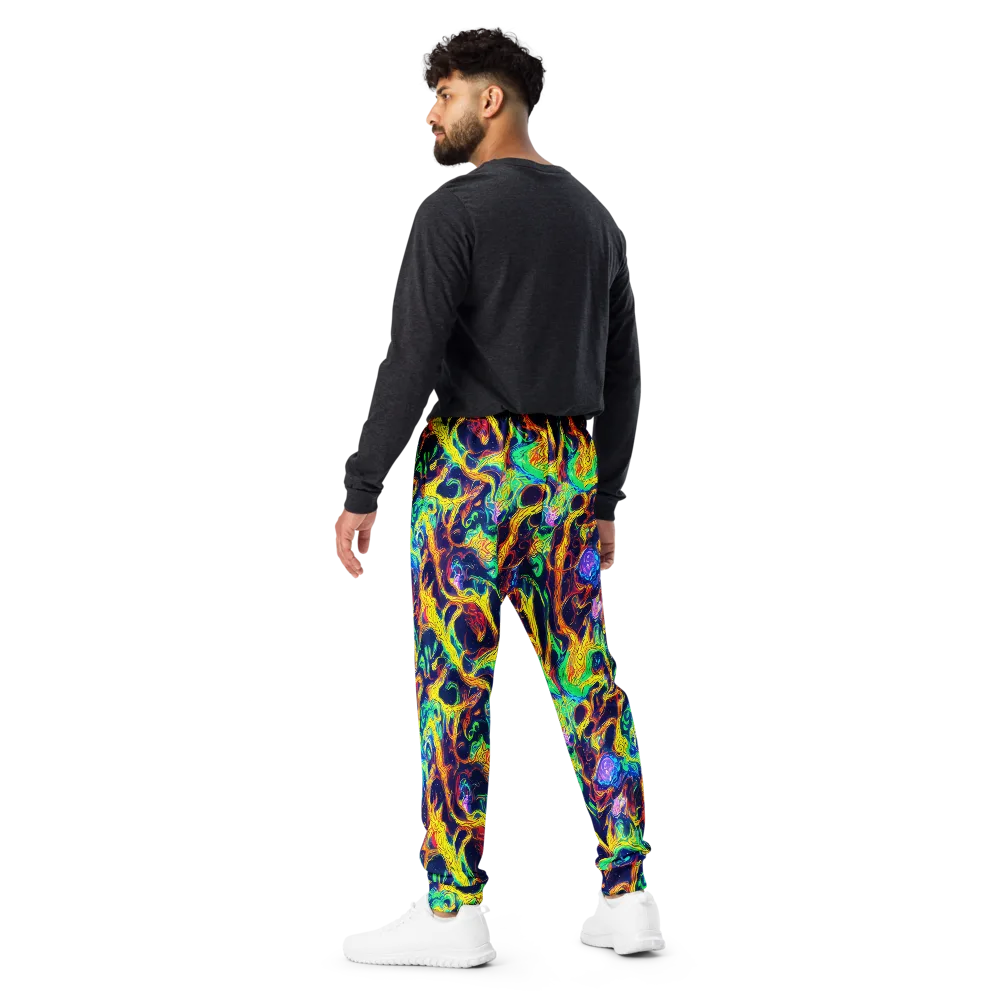 Fever Dream Galaxy on Men's Joggers — Back