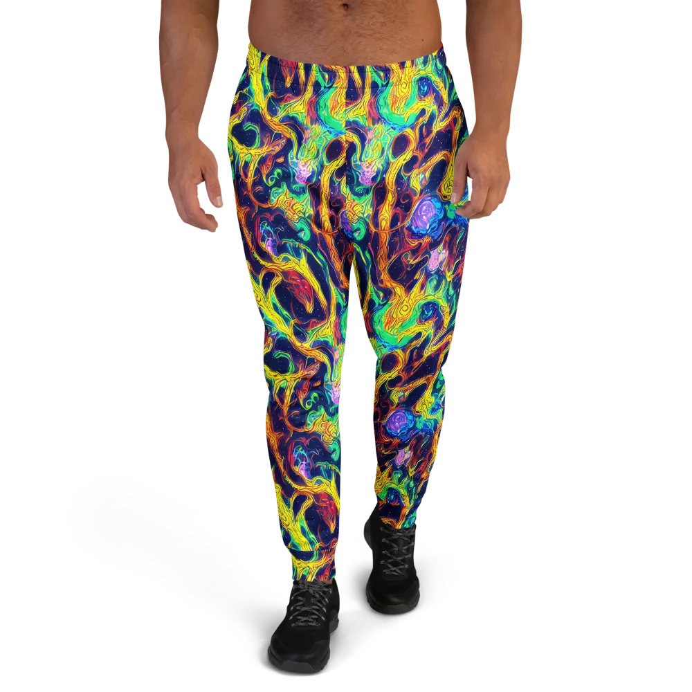 Fever Dream Galaxy on Men's Joggers — Front