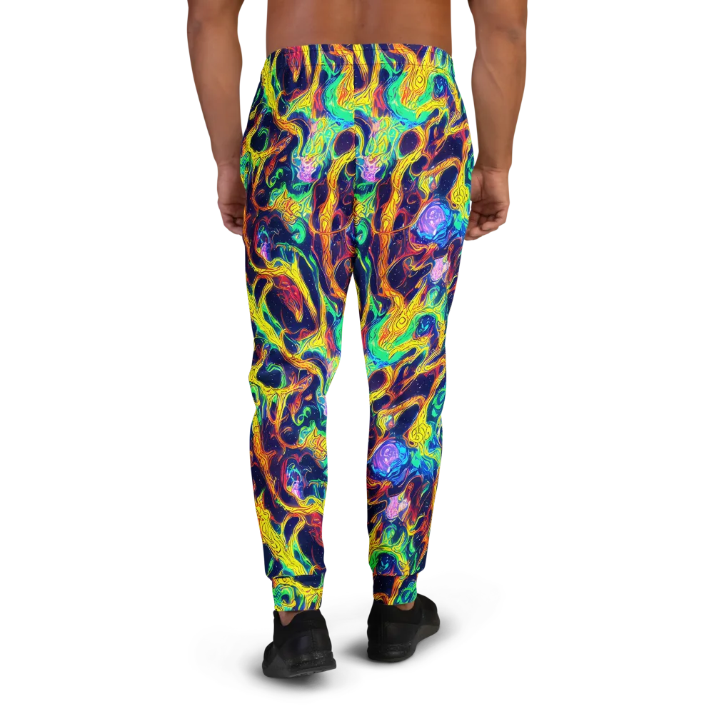 Fever Dream Galaxy on Men's Joggers — Back