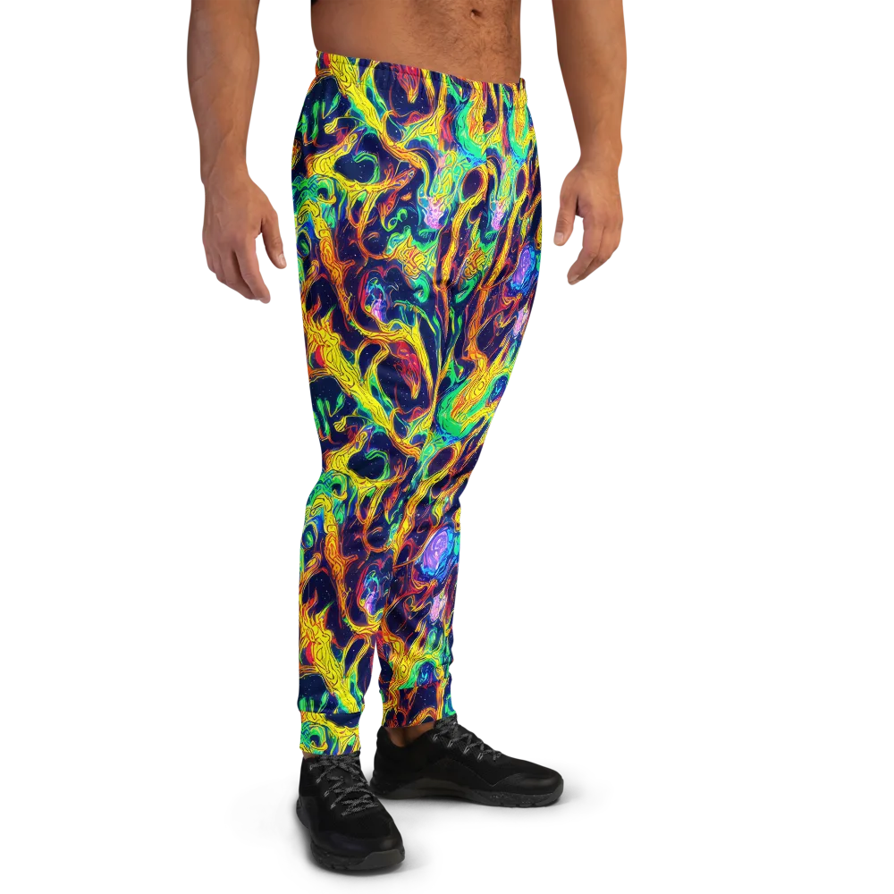Fever Dream Galaxy on Men's Joggers — Right