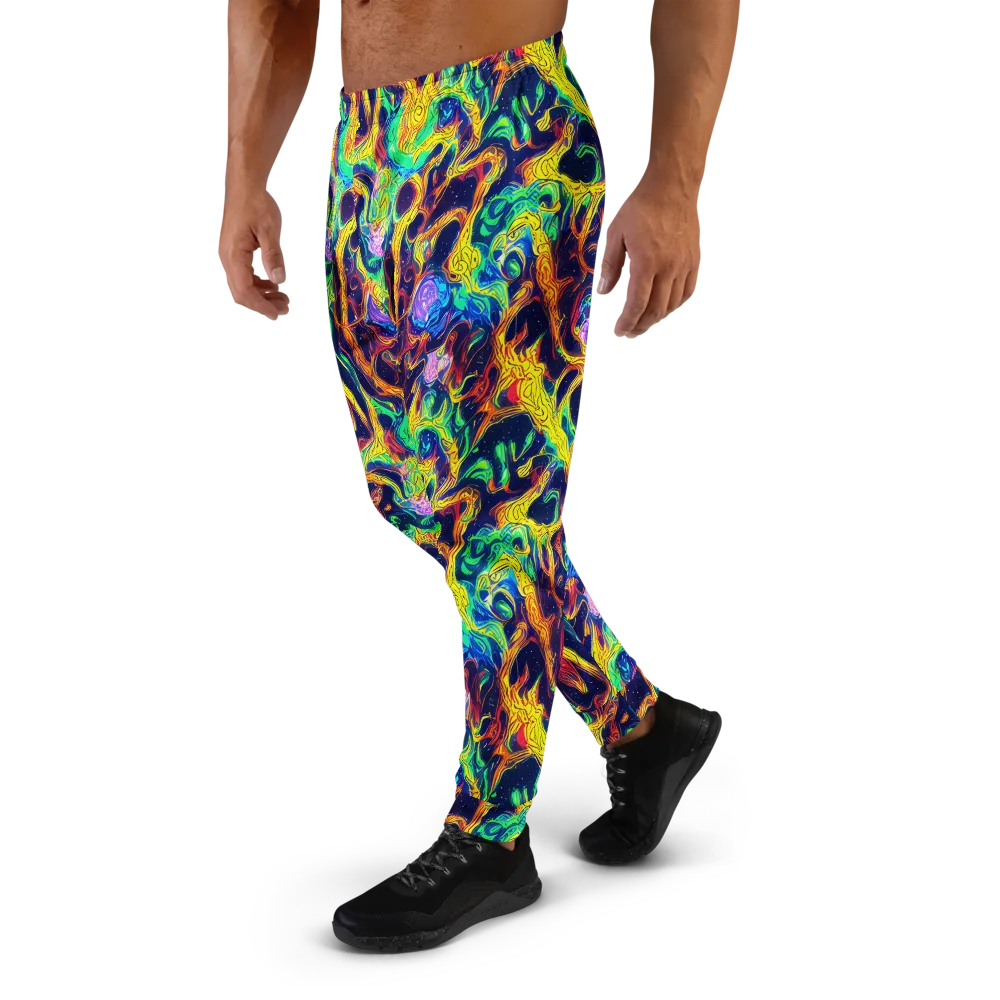 Fever Dream Galaxy on Men's Joggers — Left