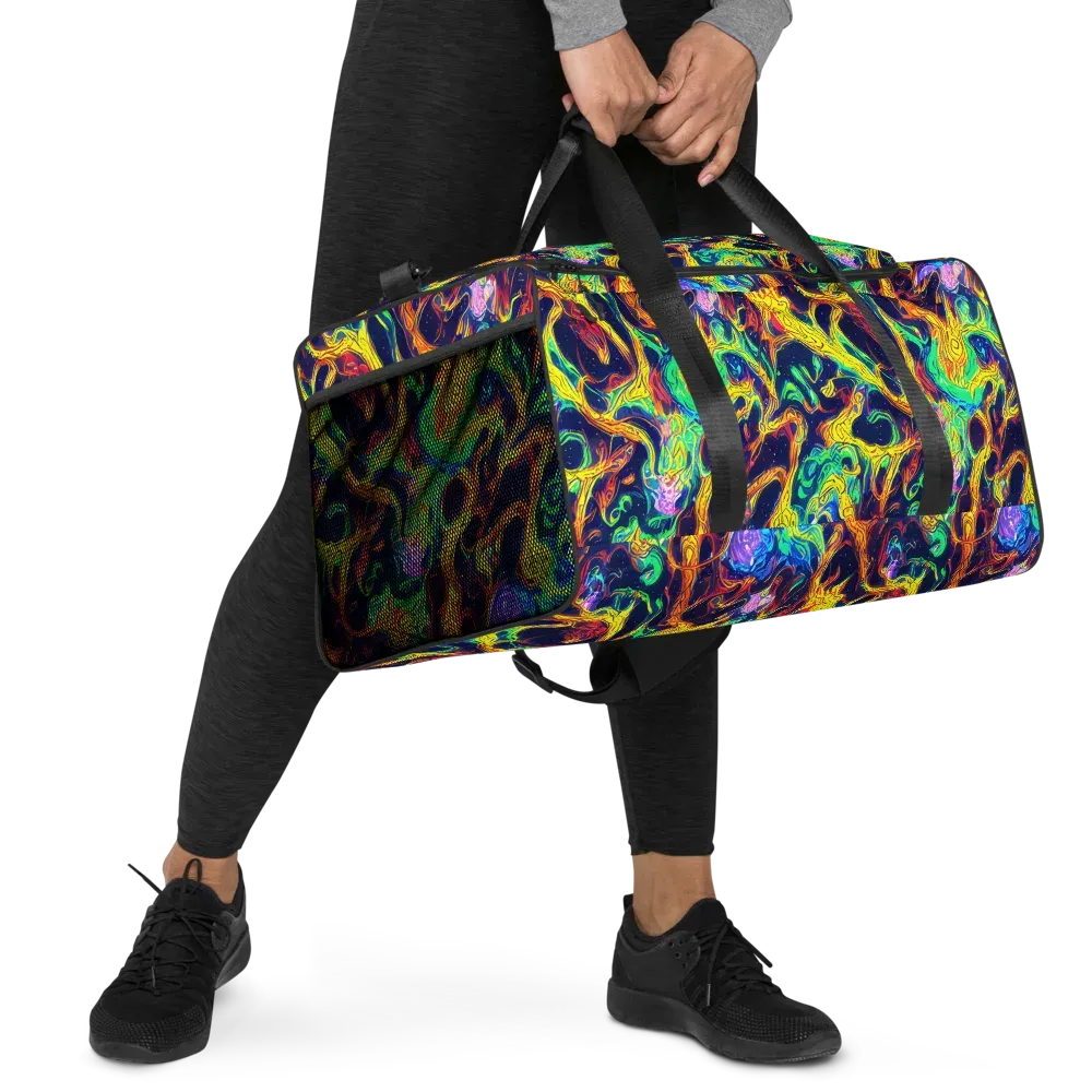 Fever Dream Galaxy on Duffle Bag — Right Front