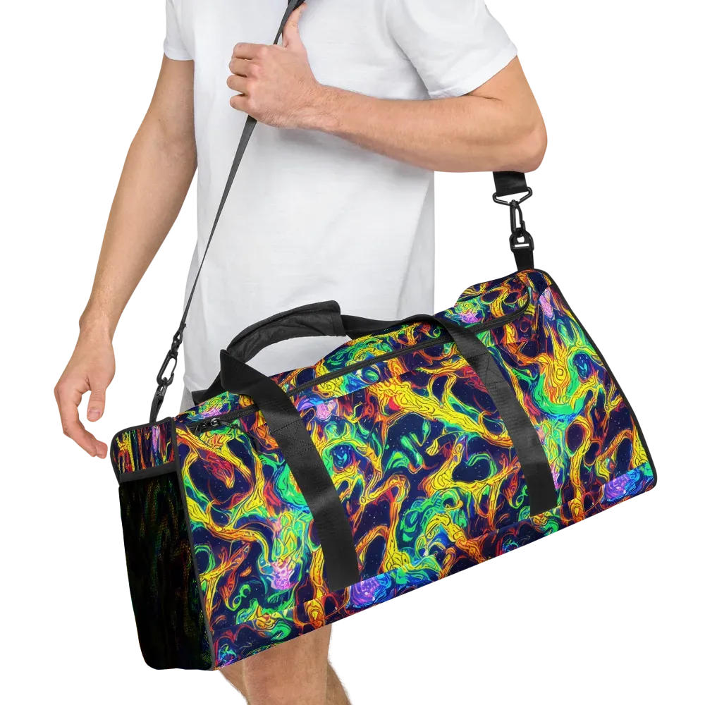 Fever Dream Galaxy on Duffle Bag — Right Front