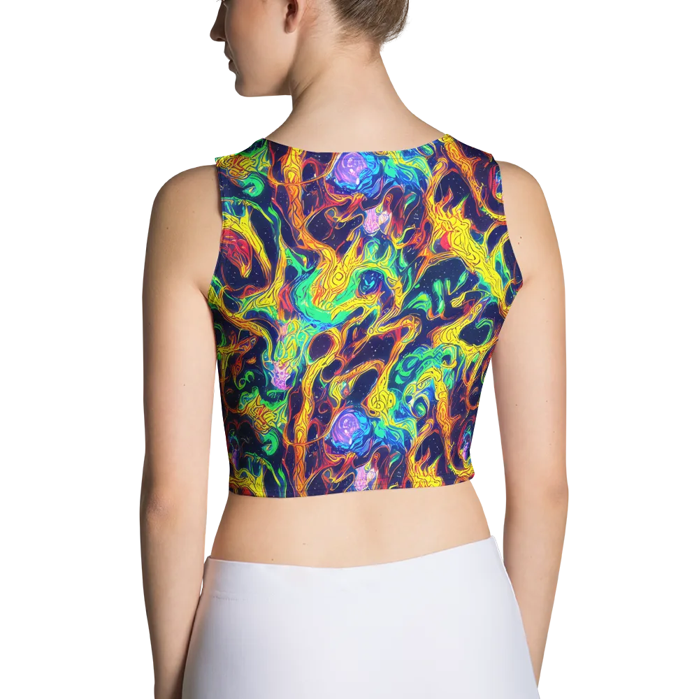 Fever Dream Galaxy on Crop Top — Back