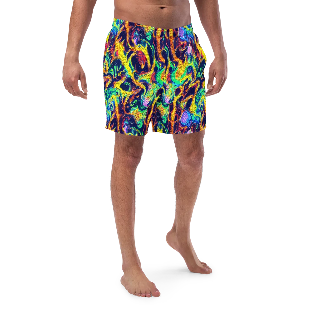 Fever Dream Galaxy on Swim Trunks — Front