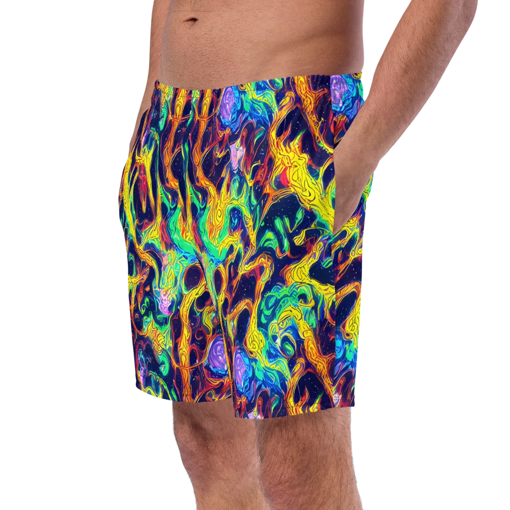 Fever Dream Galaxy on Swim Trunks — Left Front