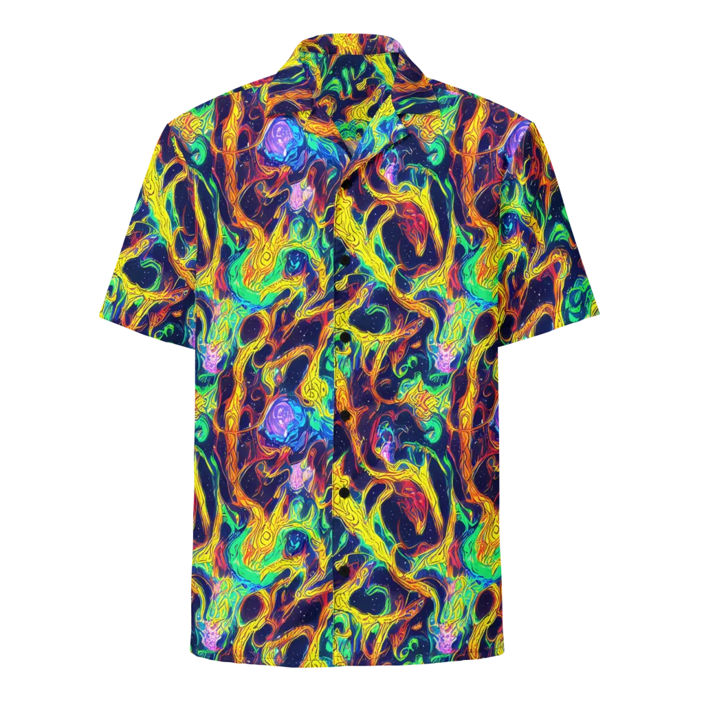 Fever Dream Galaxy on Button Shirt — Front