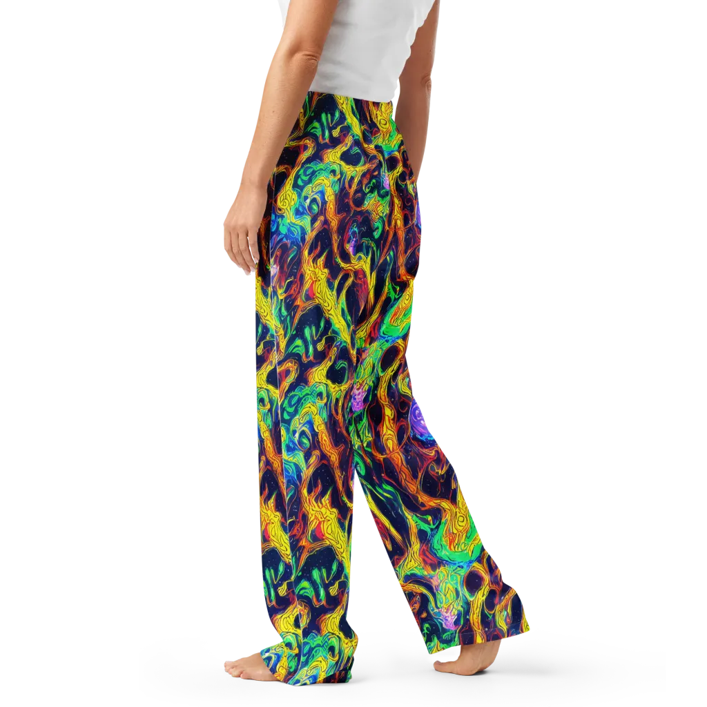 Fever Dream Galaxy on Women's Pajama Pants — Left