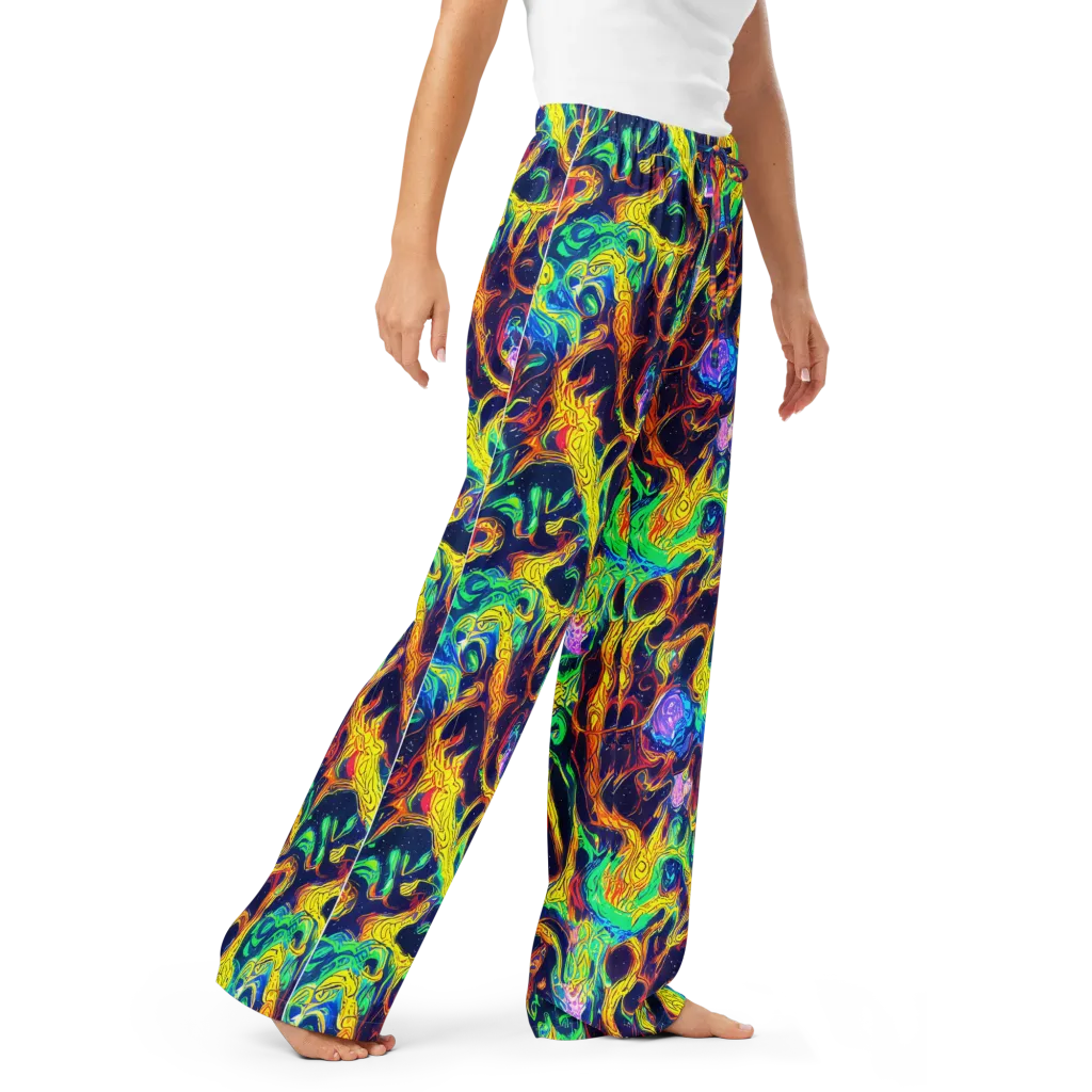 Fever Dream Galaxy on Women's Pajama Pants — Right Front
