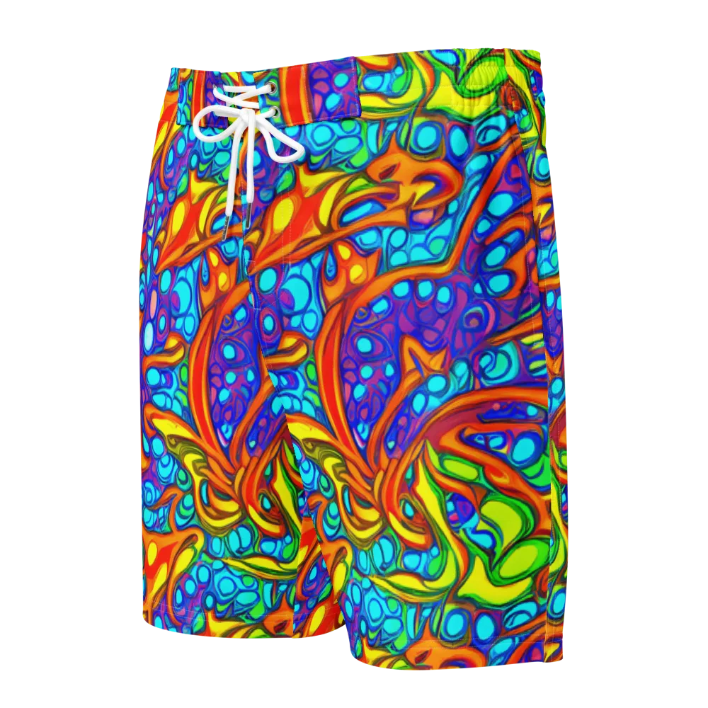 Kaleido Riptide on Men's Board Shorts — Front