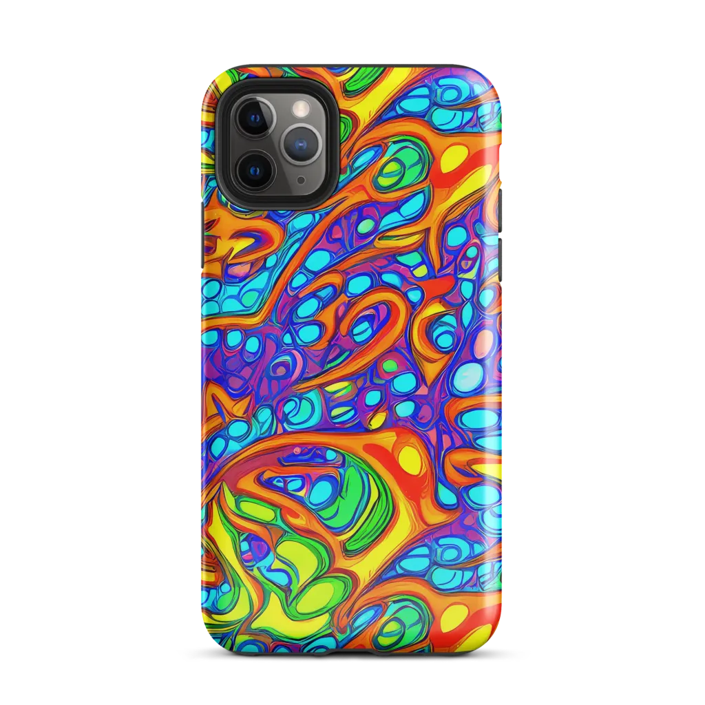 Kaleido Riptide on Tough Case for iPhone® — Front