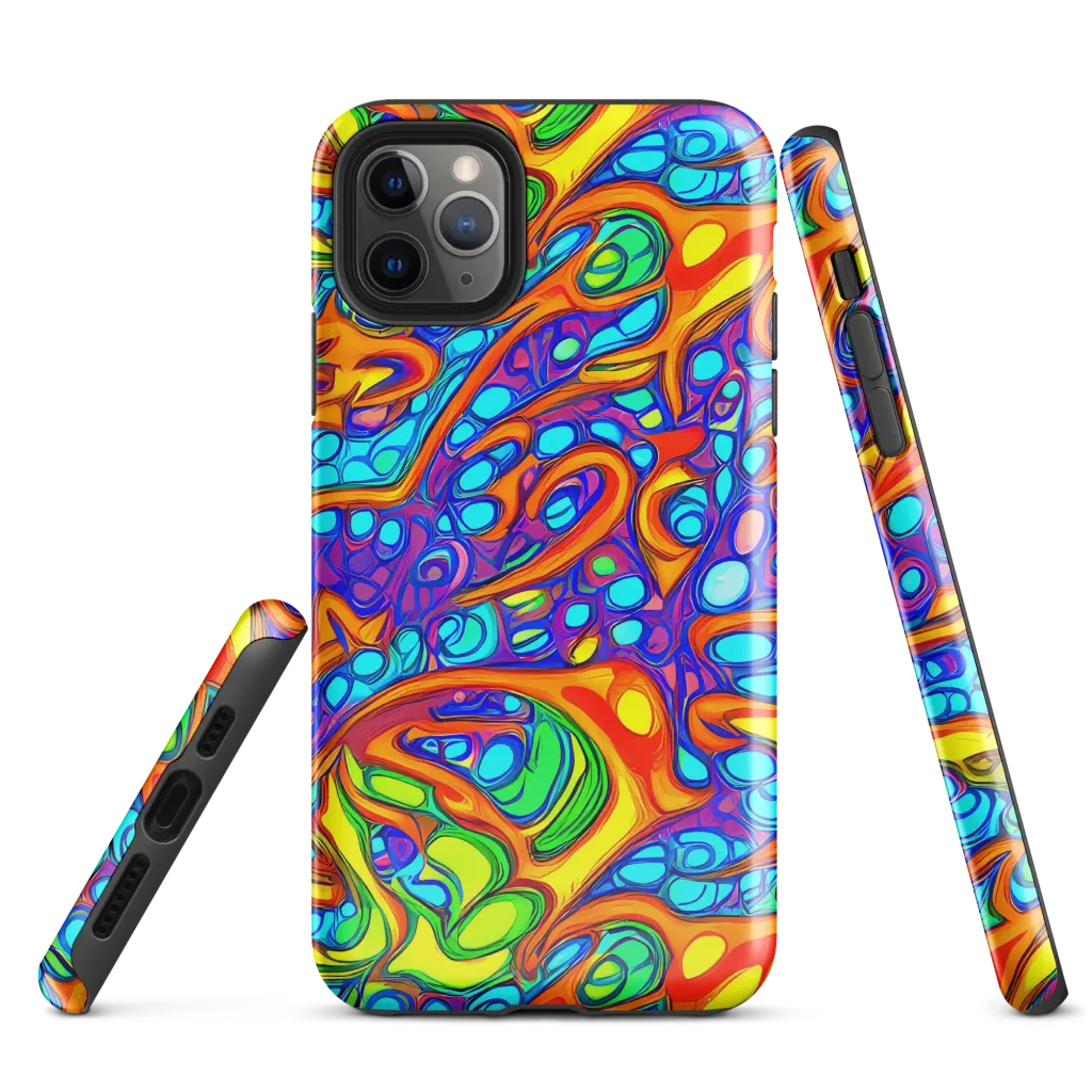 Kaleido Riptide on Tough Case for iPhone® — Front