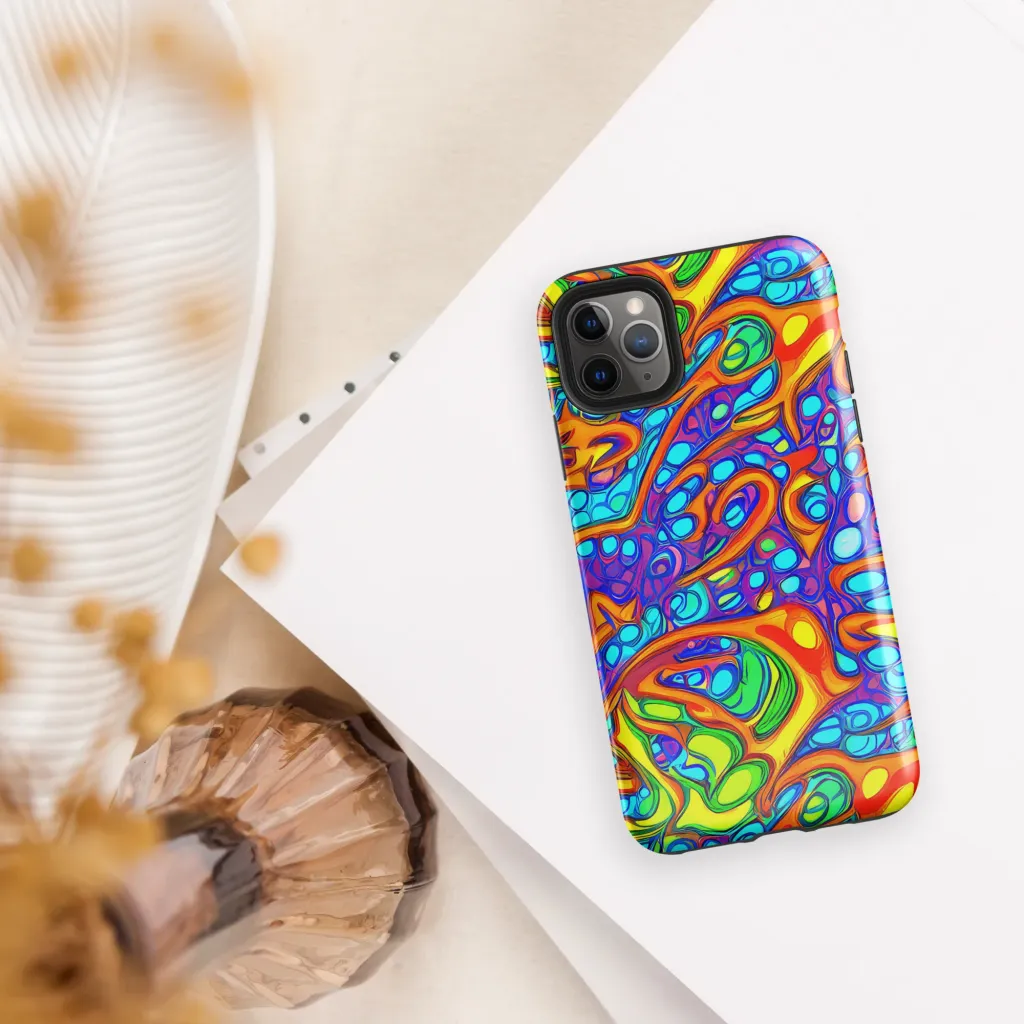 Kaleido Riptide on Tough Case for iPhone® — Front