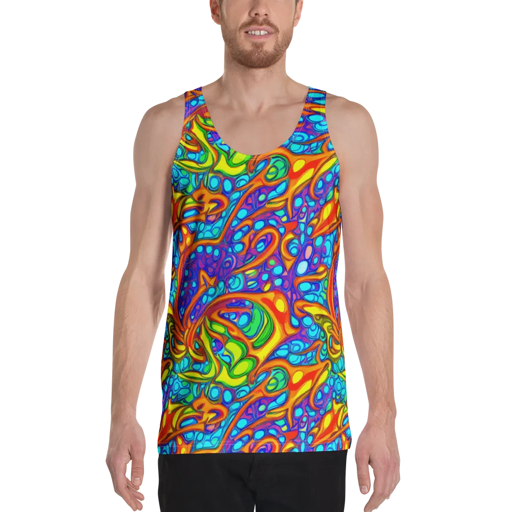 Kaleido Riptide on Men's Tank Top — Front