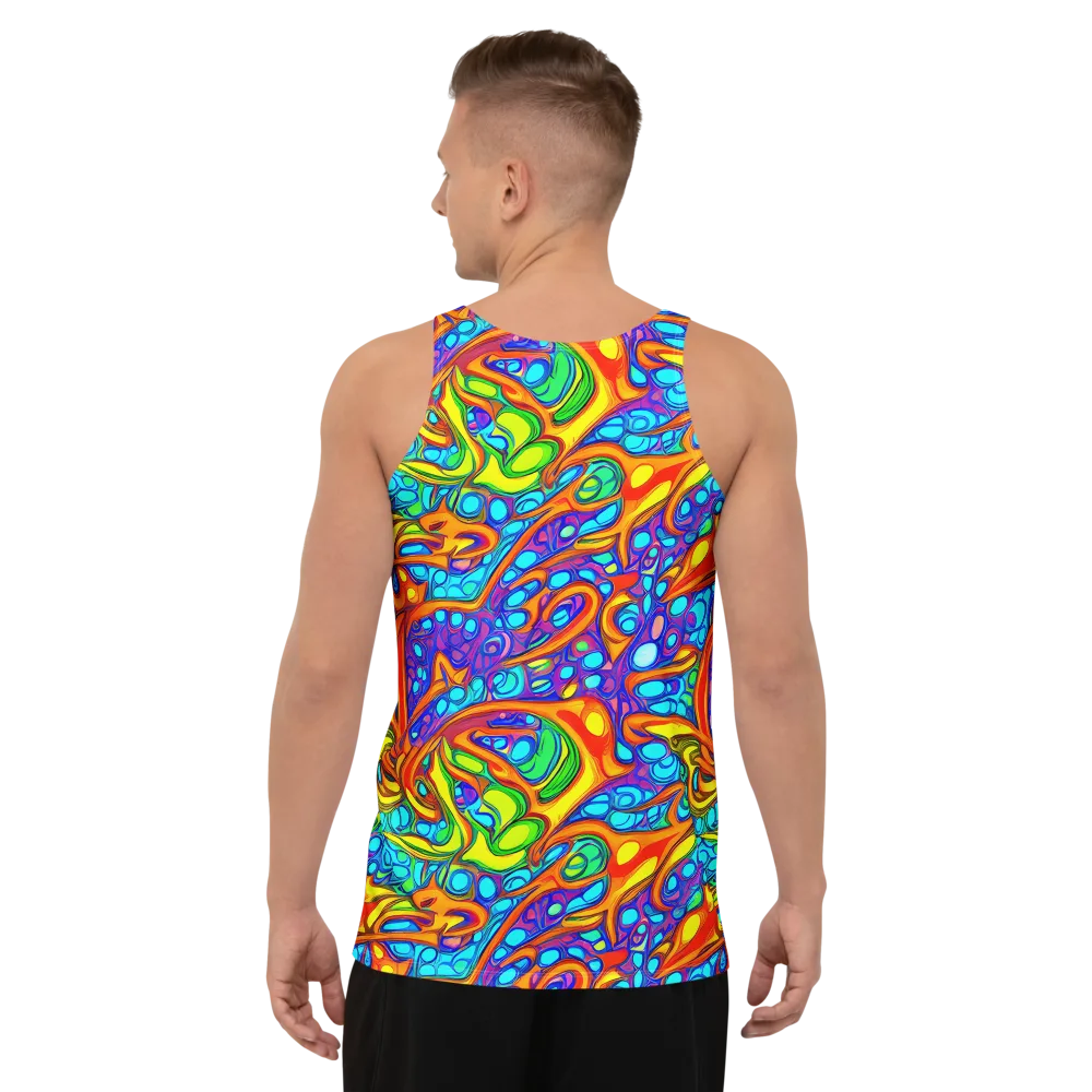 Kaleido Riptide on Men's Tank Top — Back