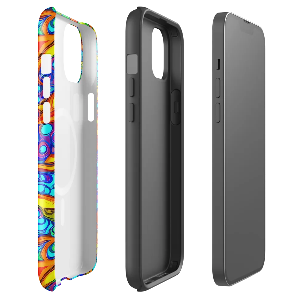 Kaleido Riptide on MagSafe Tough Case for iPhone® — Front