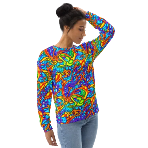Kaleido Riptide on a Sweatshirt