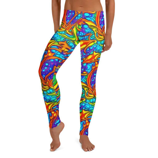Kaleido Riptide on a Leggings