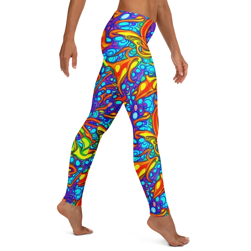 Kaleido Riptide on Leggings — Right