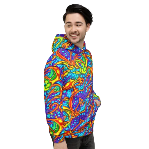 Kaleido Riptide on a Hoodie