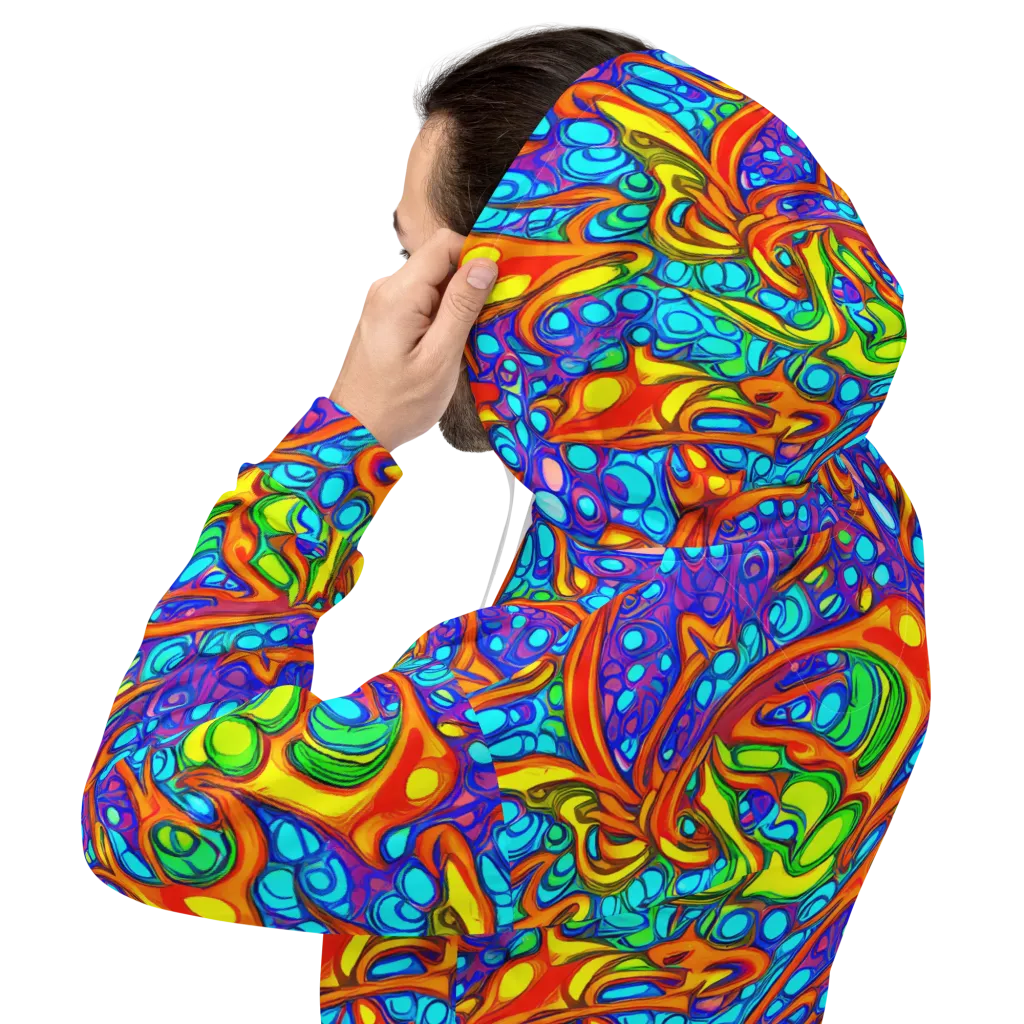 Kaleido Riptide on Hoodie — Back
