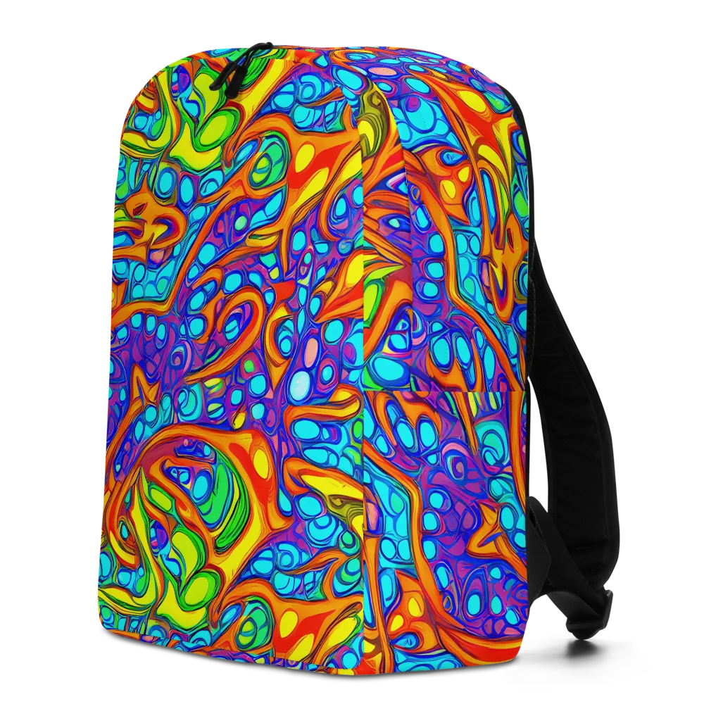 Kaleido Riptide on Minimalist Backpack — Left