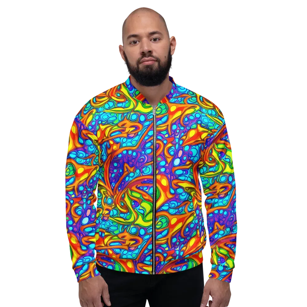 Kaleido Riptide on Bomber Jacket — Front