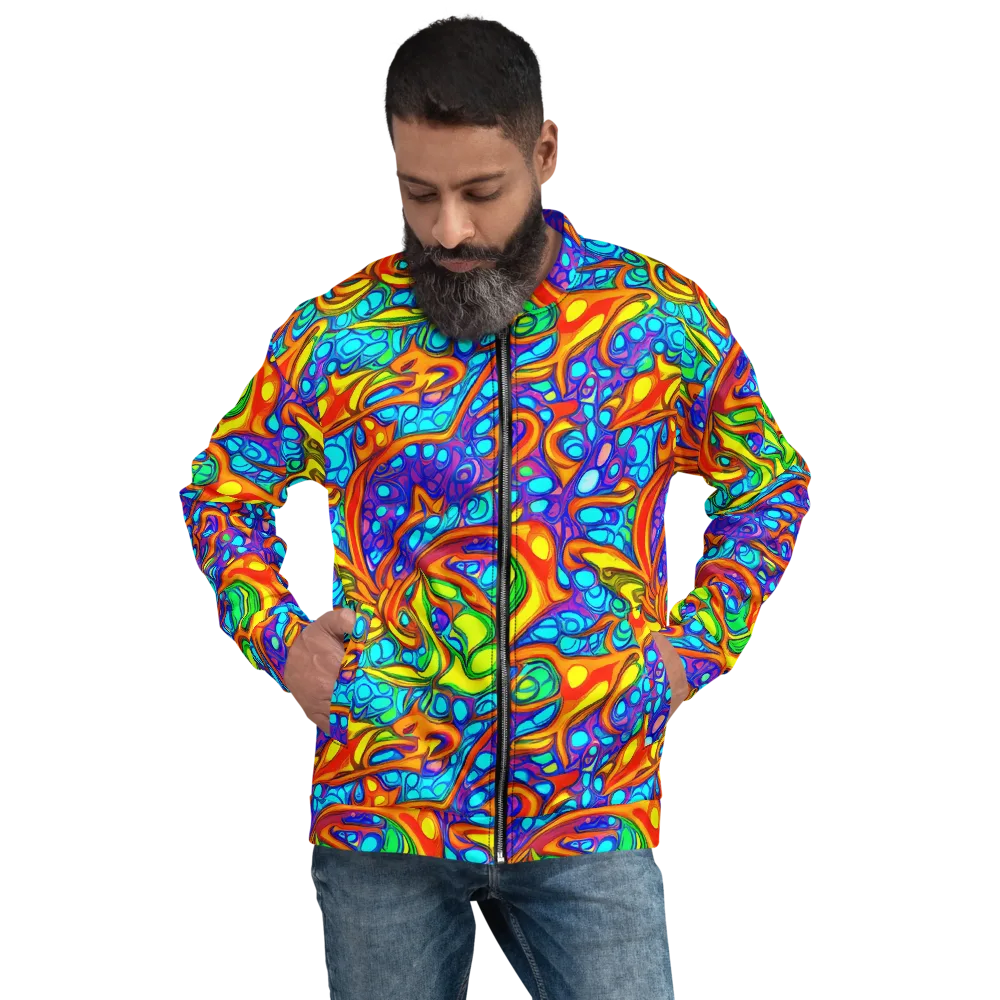 Kaleido Riptide on Bomber Jacket — Front
