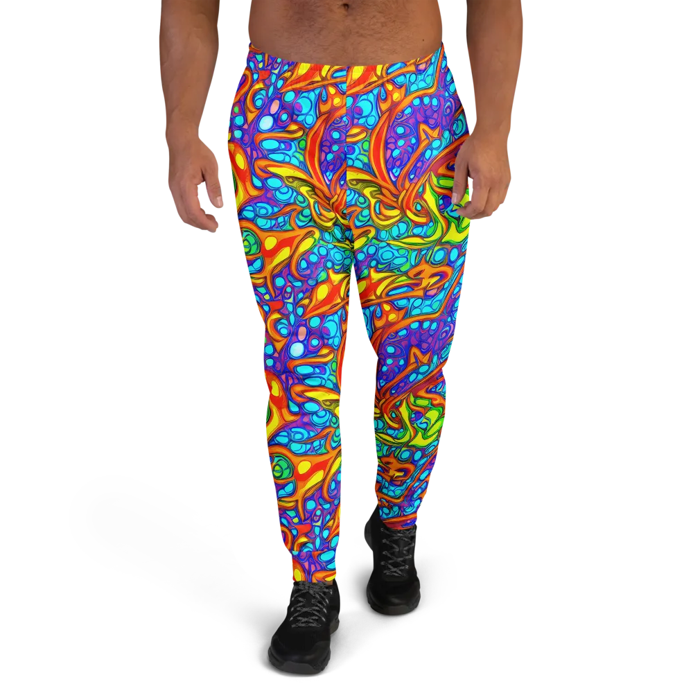 Kaleido Riptide on Men's Joggers — Front