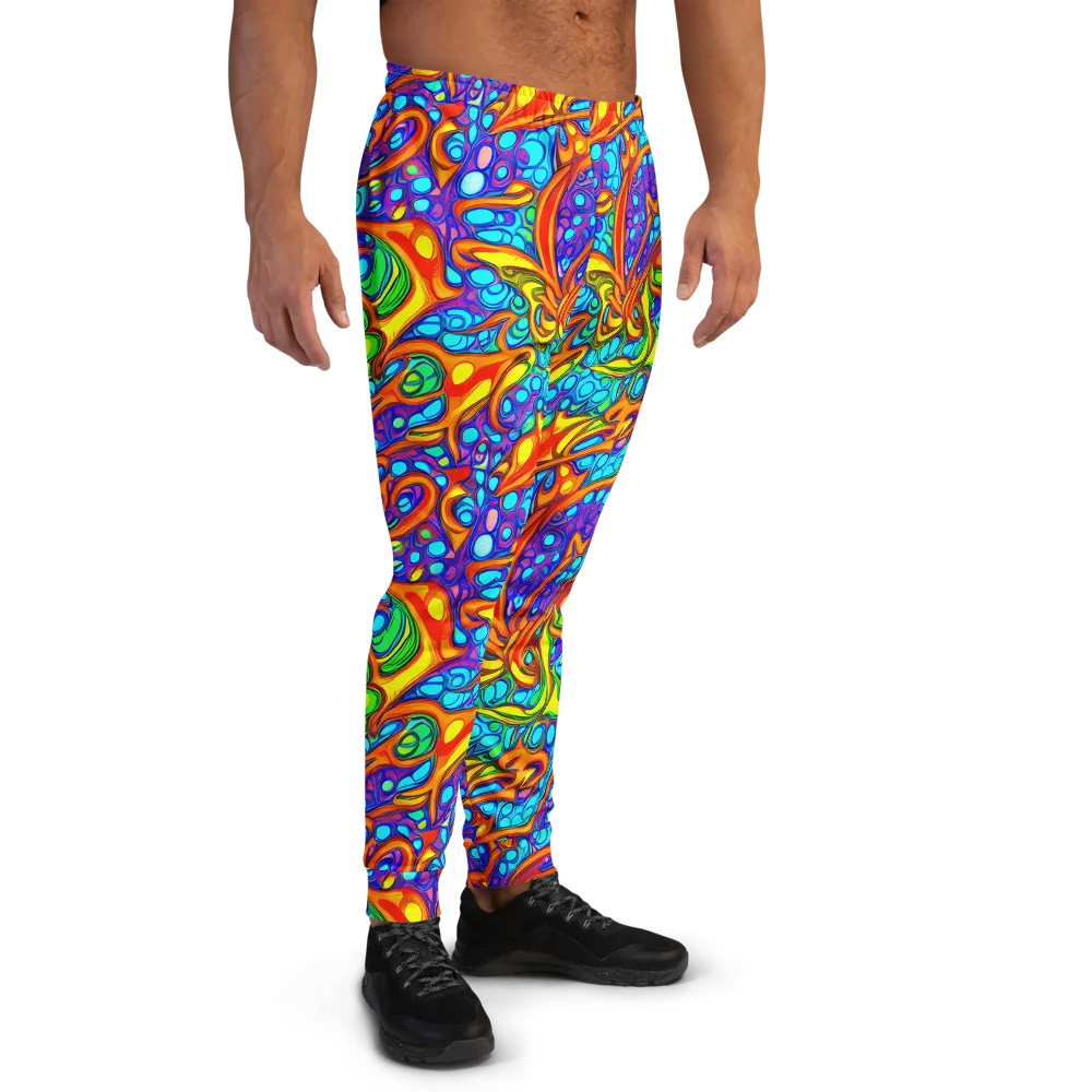 Kaleido Riptide on Men's Joggers — Right