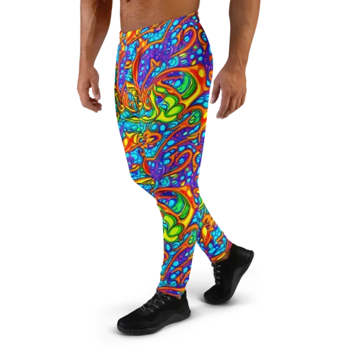 Kaleido Riptide on a Men's Joggers