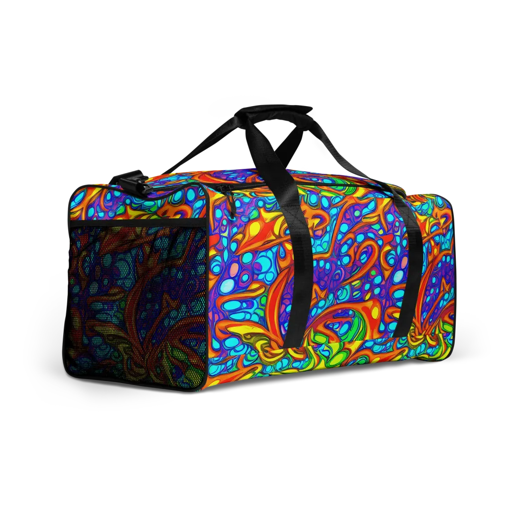 Kaleido Riptide on Duffle Bag — Right Front