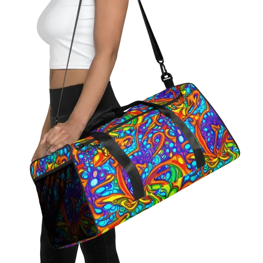 Kaleido Riptide on a Duffle Bag