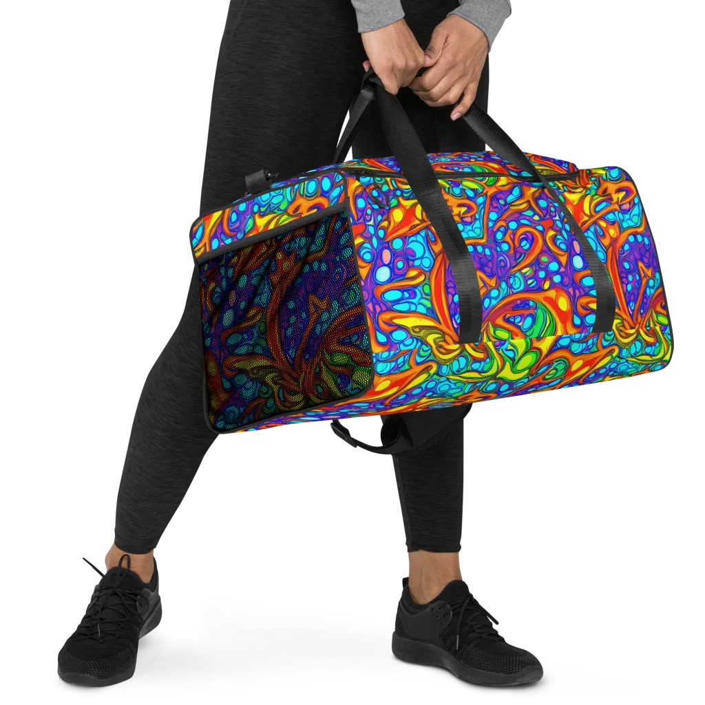 Kaleido Riptide on Duffle Bag — Right Front