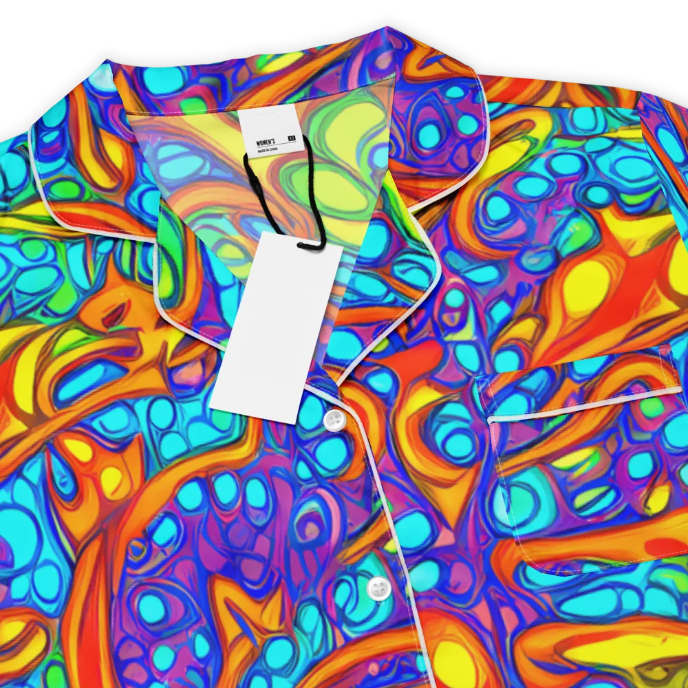 Kaleido Riptide on Women's Short Sleeve Pajama Top — Product details