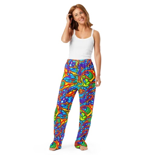 Kaleido Riptide on a Women's Pajama Pants