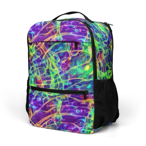 Fluorescent Vines on a Utility Backpack