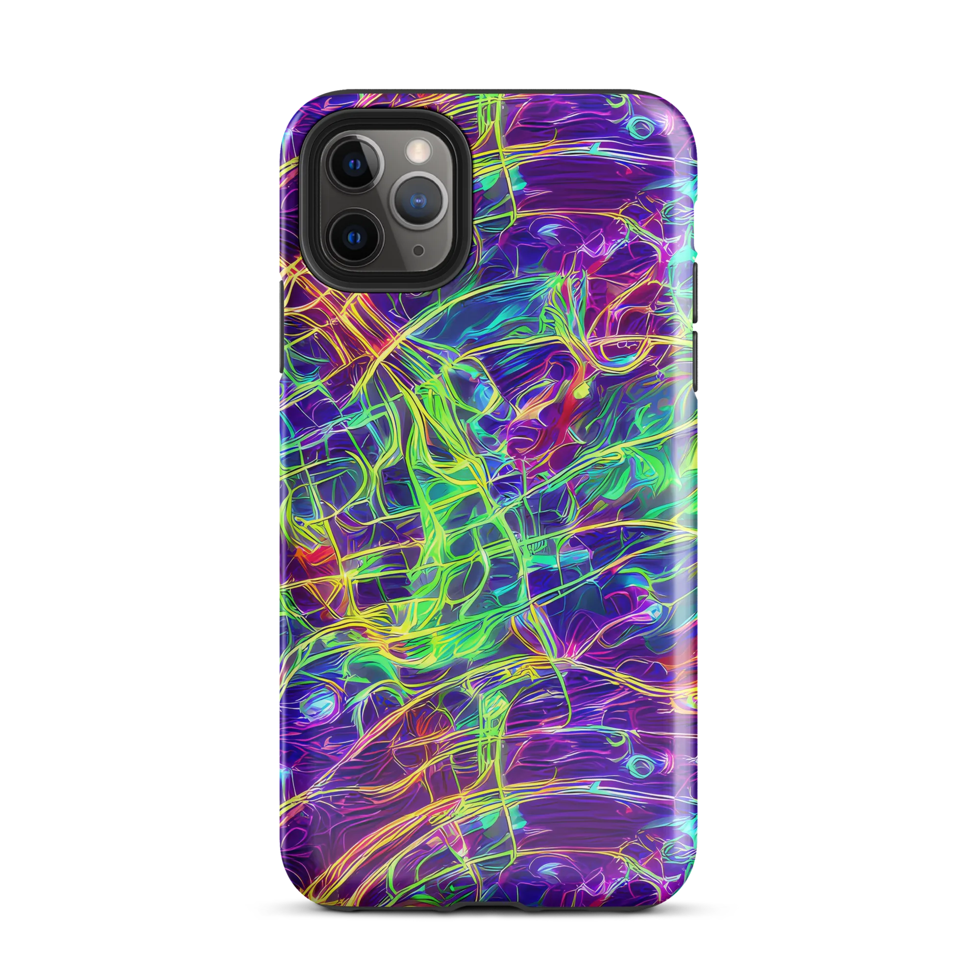 Fluorescent Vines on Tough Case for iPhone® — Front