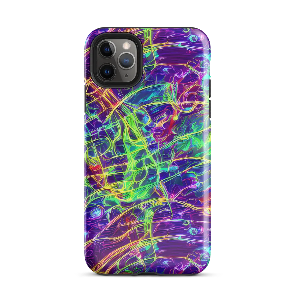 Fluorescent Vines on Tough Case for iPhone® — Front